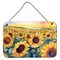 Edge Collections - 8" x 12" - Multicolor - Kansas Sunflowers Aluminum Metal Wall or Door Hanging Prints - 1 Piece